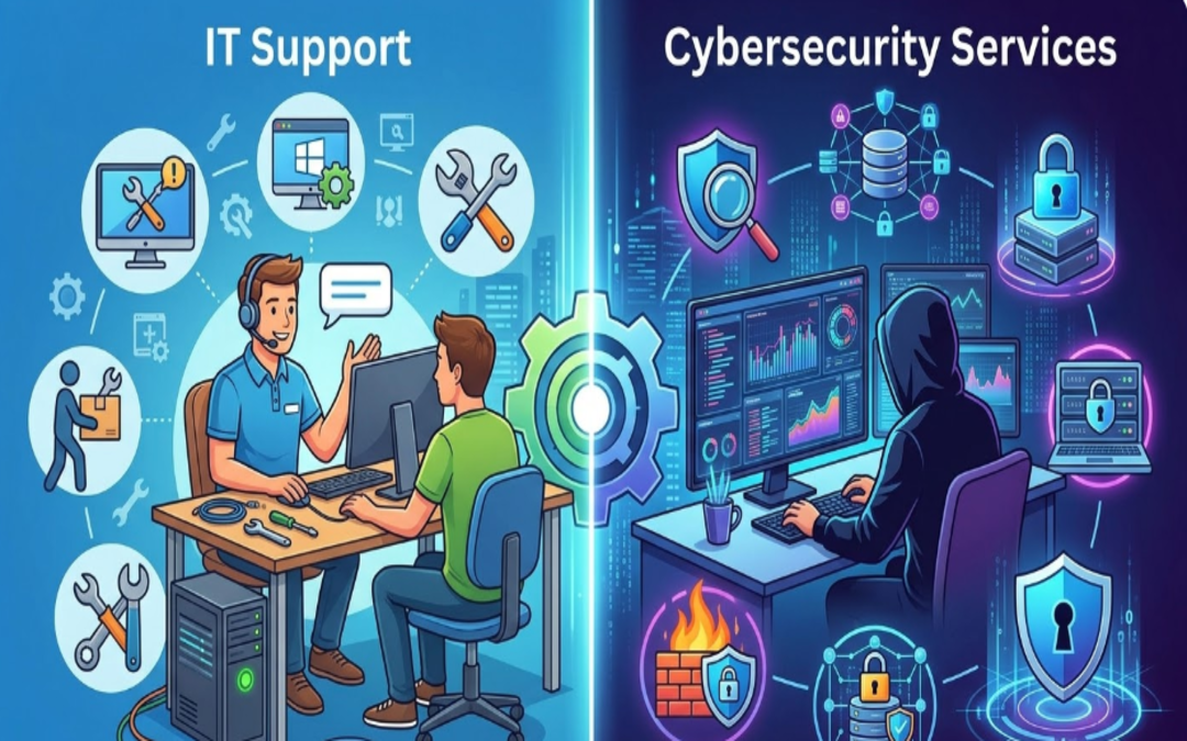 IT Support vs Cybersecurity Services