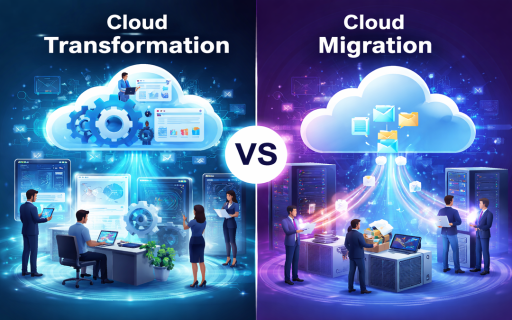 Cloud Transformation vs Cloud Migration